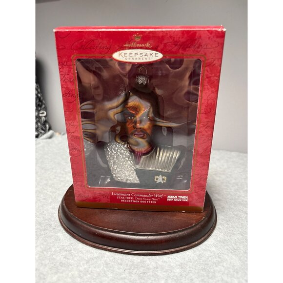 Star Trek Deep Space Nine Lieutenant Commander Worf Hallmark Keepsake Ornament 2 - Picture 6 of 8